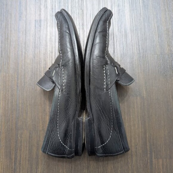 Santoni | Men's Black Slip-on Loafer | Men's Size 8.5 - Picture 6 of 9